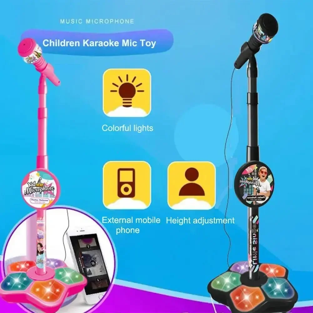 Kids Education Phone - Mikrofon dla dzieci ze stojakiem Karaoke