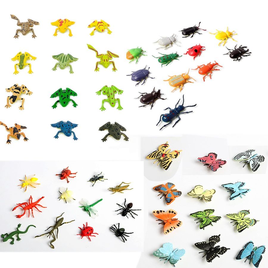 Kids Education Shows - 12 sztuk różne realistyczne realistyczne motyl