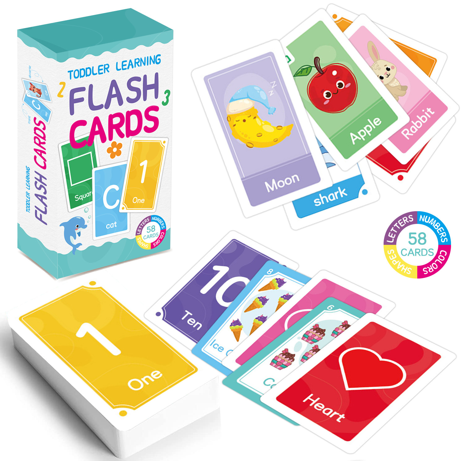 58 szt. Karty edukacyjne ABC A – Kids Educational Game recenzja i cena