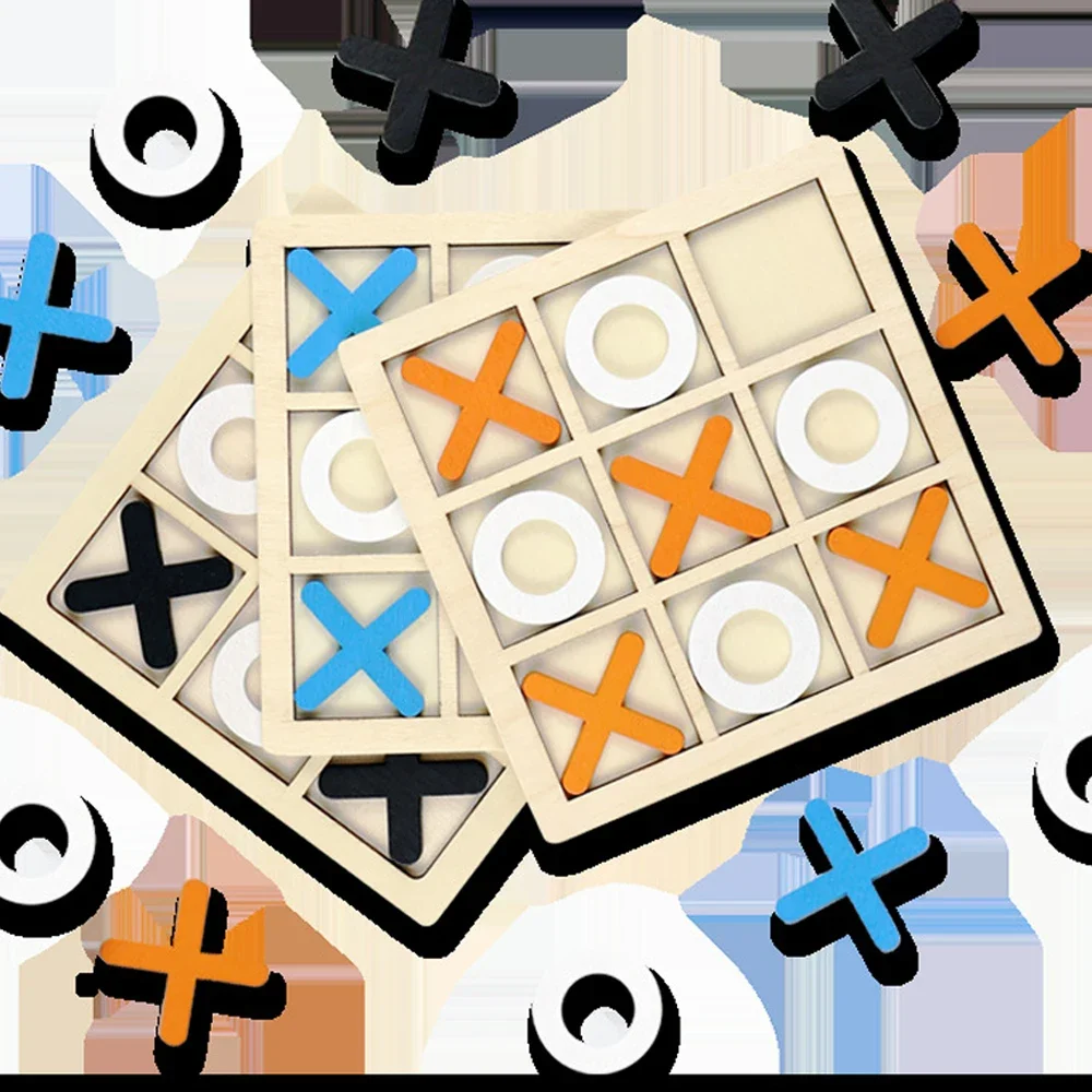 Drewniana gra XO Tic Tac Toe M – Kids Educational Game 3 recenzja i cena
