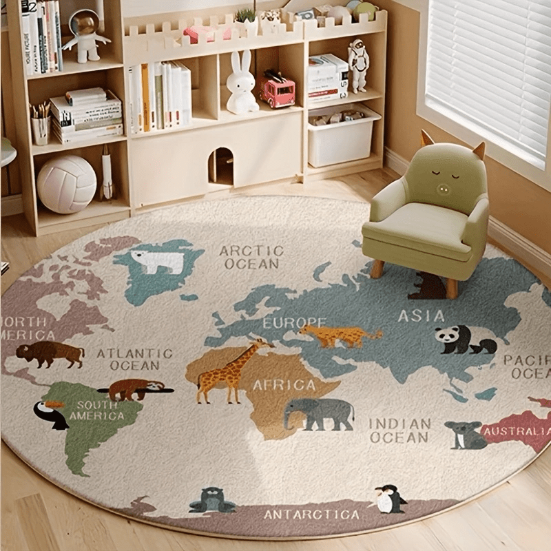 Dywan z mapą świata dla dzieci – Kids Education Nursery recenzja i cena