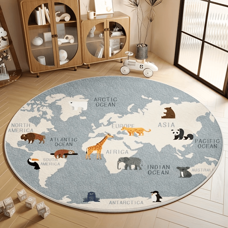 Dywan z mapą świata dla dzieci – Kids Education Nursery recenzja i cena