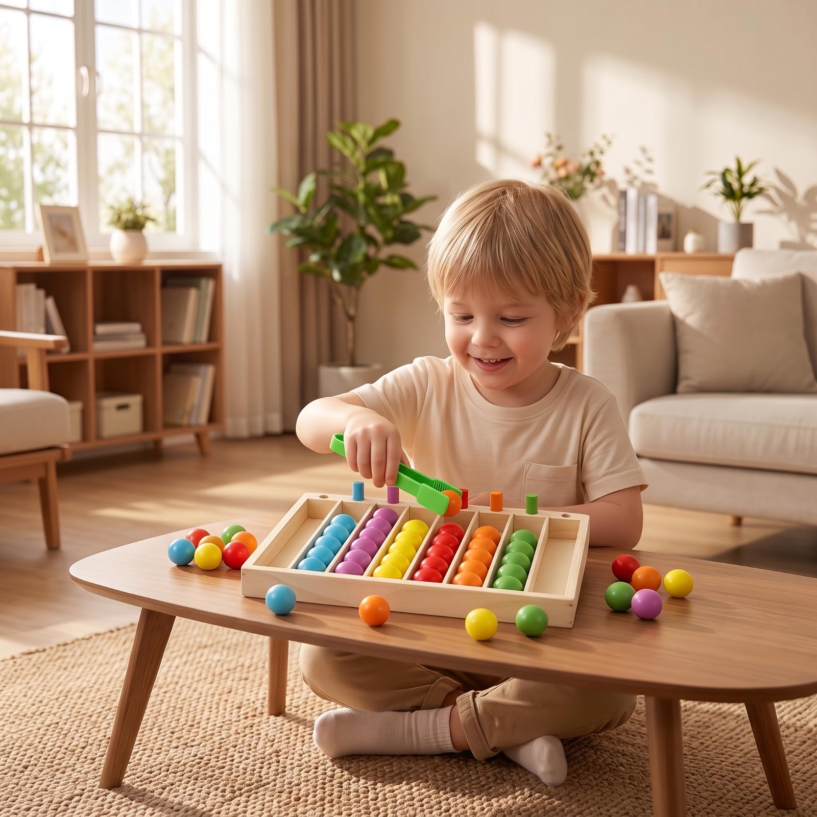 Drewniana plansza do sortowani – Kids Education Board recenzja i cena