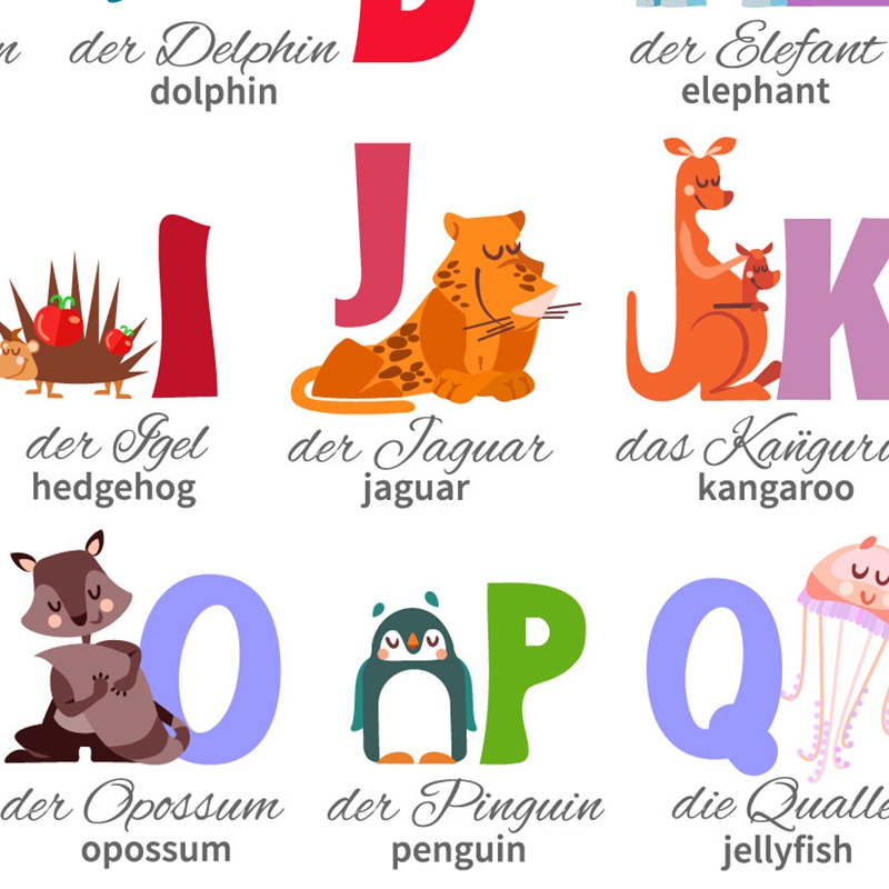 Niemiecki alfabet ze zwierzęta – Kids Education Nursery recenzja i cena