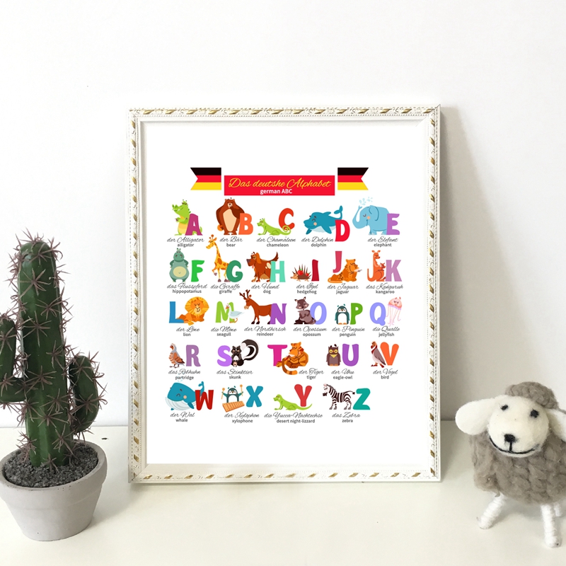 Niemiecki alfabet ze zwierzęta – Kids Education Nursery recenzja i cena
