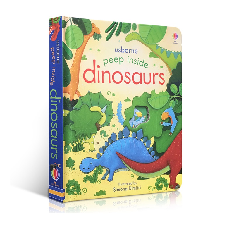 Usborne Peep Inside Dinosaurs  – Kids Education Board recenzja i cena