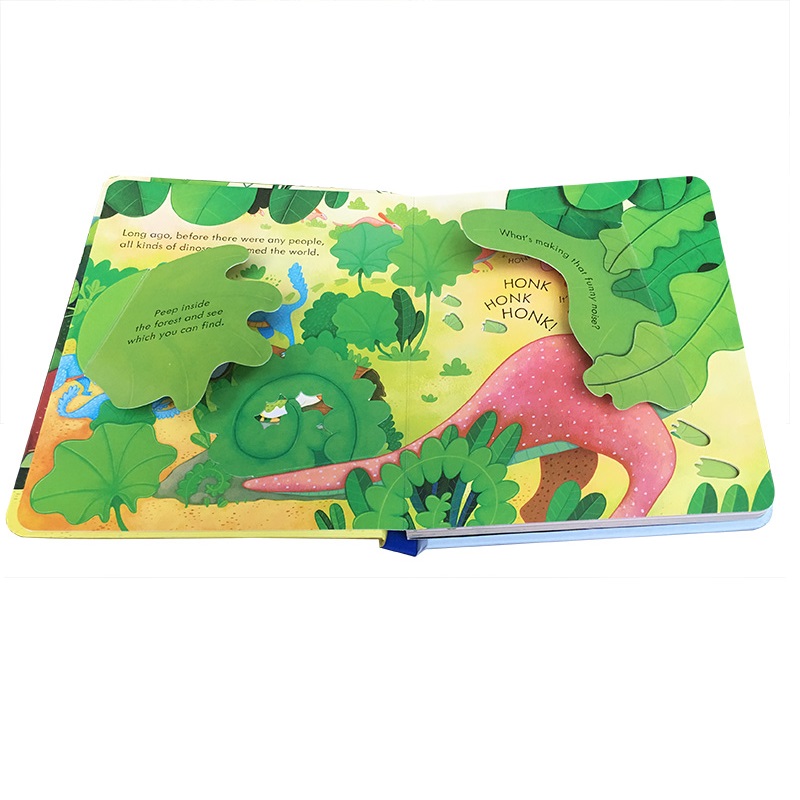 Usborne Peep Inside Dinosaurs  – Kids Education Board recenzja i cena