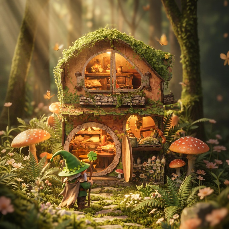Drewniane puzzle 3D: Dom z zie – Kids Without Education recenzja i cena