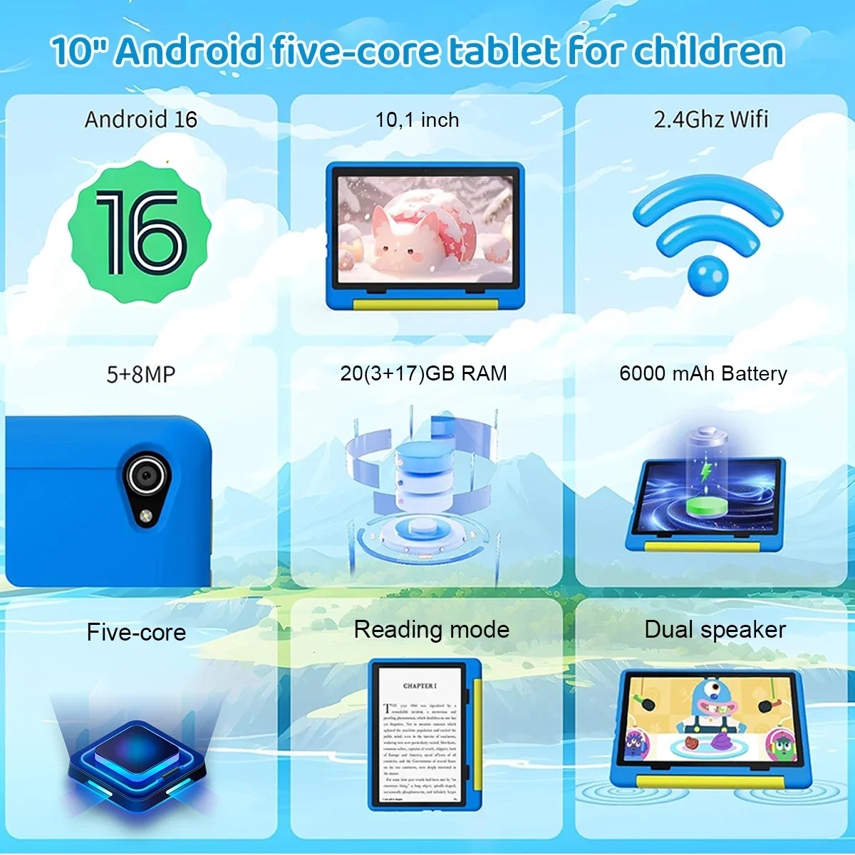 Najnowszy tablet dla dzieci An – Kids Education Tablets recenzja i cena
