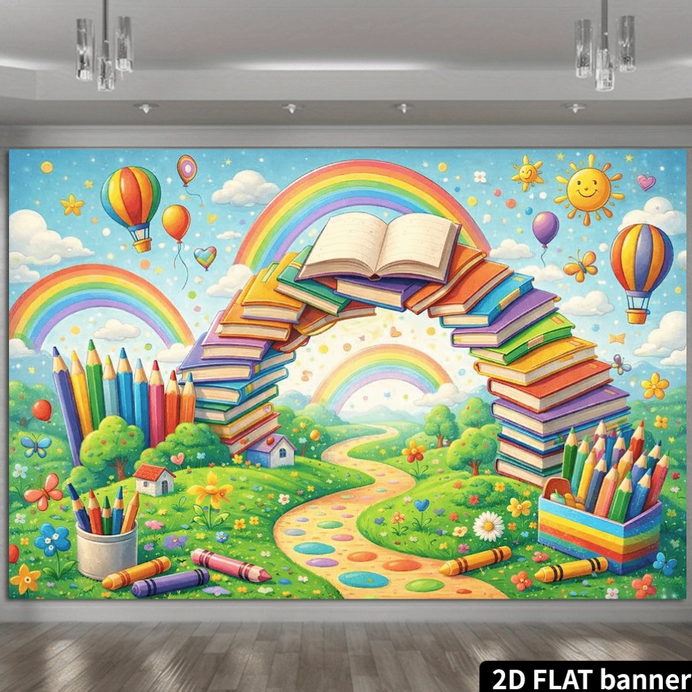 Kolorowa tapiseria ścienna do  – Kids Education Nursery recenzja i cena